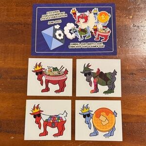 GOAT USA June 2025 Subscription Stickers